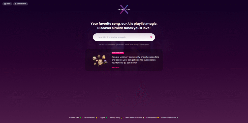 Use Songs Like X to personalize your own playlists