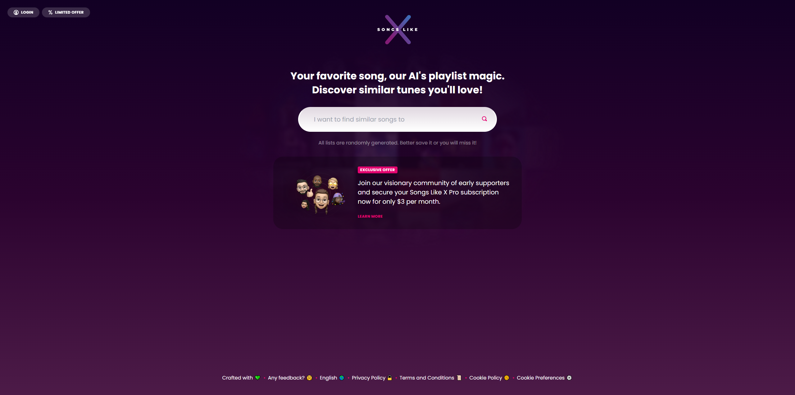 Use Songs Like X to personalize your own playlists