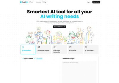 Text2Go is an artificial intelligence based tool to produce quality content